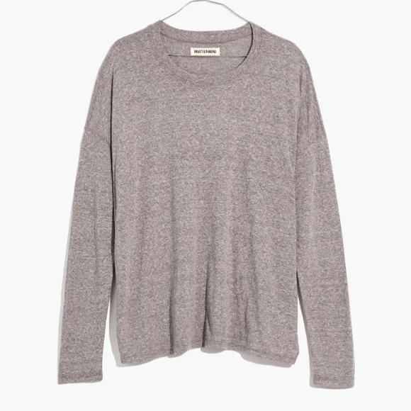 Madewell Rivet & Thread Ex Boyfriend Long Sleeve Tee - Picture 6 of 8